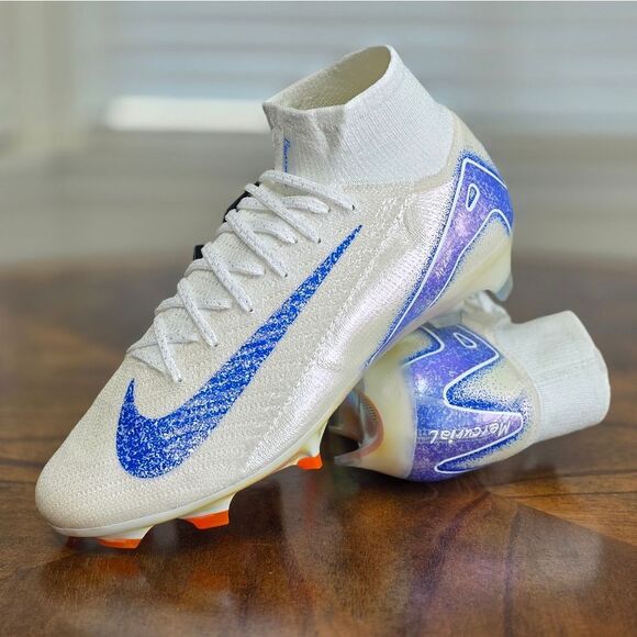 Nike Zoom Mercurial Superfly 10 Elite FG Blueprint Cleats New HJ9293-100 Men's 6 - Picture 1 of 16